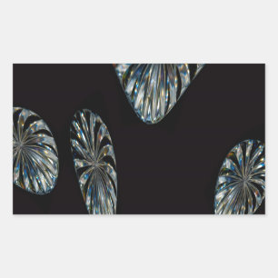 Sticker Rectangulaire Design irlandais - La Collection Crystal