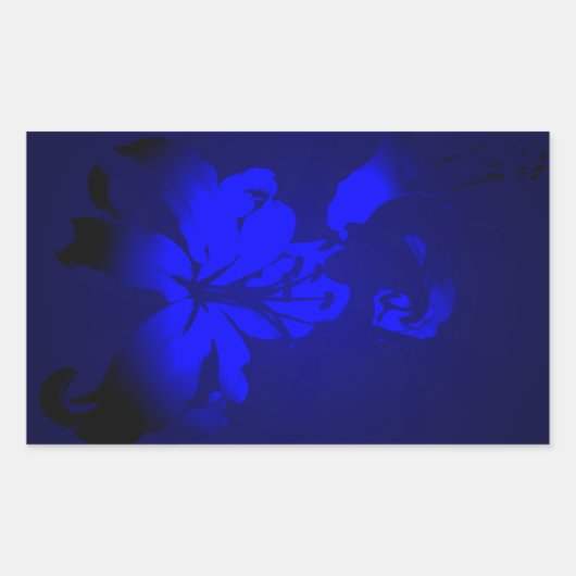 Sticker Rectangulaire Design irlandais - La collection Flower (Devant)