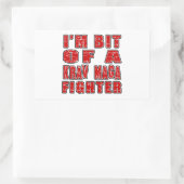 Sticker Rectangulaire Designs cool Krav Maga (Sac)