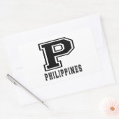 Sticker Rectangulaire Designs Philippines (Enveloppe)