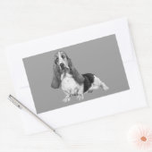 Sticker Rectangulaire Dessin de cache (Enveloppe)
