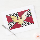 Sticker Rectangulaire Dessiner l'indicateur de la fierté (Enveloppe)