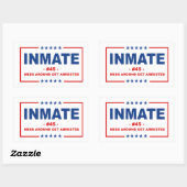 STICKER RECTANGULAIRE DÉTENU #45 (Feuille)