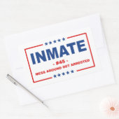 STICKER RECTANGULAIRE DÉTENU #45 (Enveloppe)