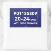 Sticker Rectangulaire Détenu P011358 (Sac)