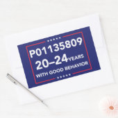 Sticker Rectangulaire Détenu P011358 (Enveloppe)