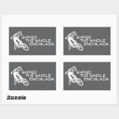 Sticker Rectangulaire Détruire The Whole Enchilada Moab Utah (Feuille)