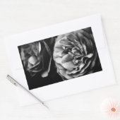 Sticker Rectangulaire deux roses (Enveloppe)