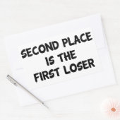 Sticker Rectangulaire Deuxième place (Enveloppe)