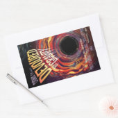 Sticker Rectangulaire Dévasté Par Gravité Halloween Trou Horreur Noir (Enveloppe)