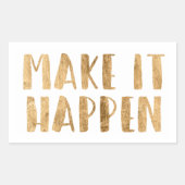 Sticker Rectangulaire Devis d'alimentation II (Devant)