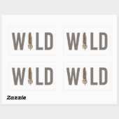 Sticker Rectangulaire Devis d'alimentation VII (Feuille)