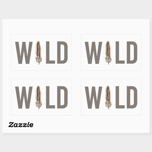 Sticker Rectangulaire Devis d'alimentation VII (Feuille)