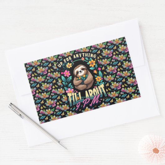 Sticker Rectangulaire Devis Fantaisie sur toute l'impression (Enveloppe)