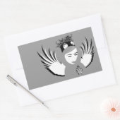 Sticker Rectangulaire dévotion condamnée : ange perdu (Enveloppe)