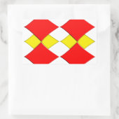 Sticker Rectangulaire Diamants (Sac)