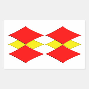 Sticker Rectangulaire Diamants