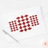 Sticker Rectangulaire Diamants (Enveloppe)