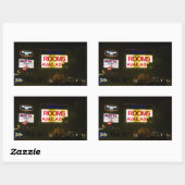 Sticker Rectangulaire Diamond Inn Las Vegas (Feuille)