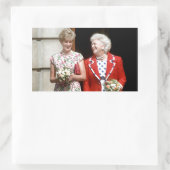 Sticker Rectangulaire Diana-Barbara Bush (Sac)