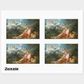 Sticker Rectangulaire Diana et Endymion Par Jean-Honoré Fragonard (Feuille)