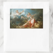 Sticker Rectangulaire Diana et Endymion Par Jean-Honoré Fragonard (Sac)
