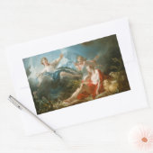 Sticker Rectangulaire Diana et Endymion Par Jean-Honoré Fragonard (Enveloppe)