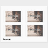 Sticker Rectangulaire Dieu Cite : Phil 4:13 — "Dieu donne force" (Feuille)