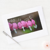 Sticker Rectangulaire Dieu est coeur d'amour (Enveloppe)