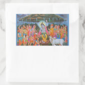 Sticker Rectangulaire Dieu indien (Sac)