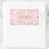 Sticker Rectangulaire dieu sauve la reine abeille (Sac)