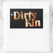 Sticker Rectangulaire dirtykin2 (Sac)