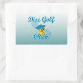 Sticker Rectangulaire Disc Golf Chick #3 (Sac)