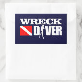 Sticker Rectangulaire Disque Diver 2 (Sac)