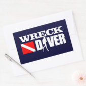 Sticker Rectangulaire Disque Diver 2 (Enveloppe)