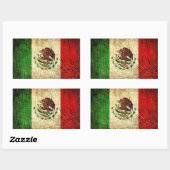 Sticker Rectangulaire Distants de pays en détresse | Mexique (Feuille)