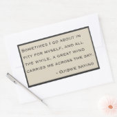 Sticker Rectangulaire Dit Ojibwe (Enveloppe)