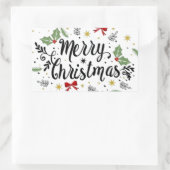 STICKER RECTANGULAIRE **DITES-LEUR MERCI NOËL** NOËL (Sac)