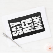 STICKER RECTANGULAIRE DITES SON NOM (Enveloppe)