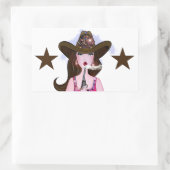 Sticker Rectangulaire "DIVA of a Cowgirl" (Sac)