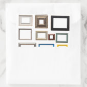 Sticker Rectangulaire Diverses images colorées (Sac)