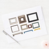 Sticker Rectangulaire Diverses images colorées (Enveloppe)