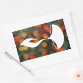 Sticker Rectangulaire diwali diya bokeh lumières (Enveloppe)