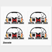 Sticker rectangulaire DMR (Feuille)