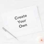Sticker Rectangulaire do-it-yourself Cadeau personnalisé Zazzle que vous (Enveloppe)