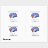 Sticker Rectangulaire Do Not Outsource Your Thinking (Feuille)