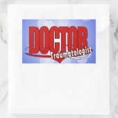 Sticker Rectangulaire DOCTEUR Traumatologist de LOGO (Sac)