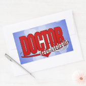 Sticker Rectangulaire DOCTEUR Traumatologist de LOGO (Enveloppe)