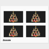 Sticker Rectangulaire Dog Lover (Feuille)