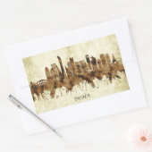 Sticker Rectangulaire Doha Qatar Cityscape (Enveloppe)